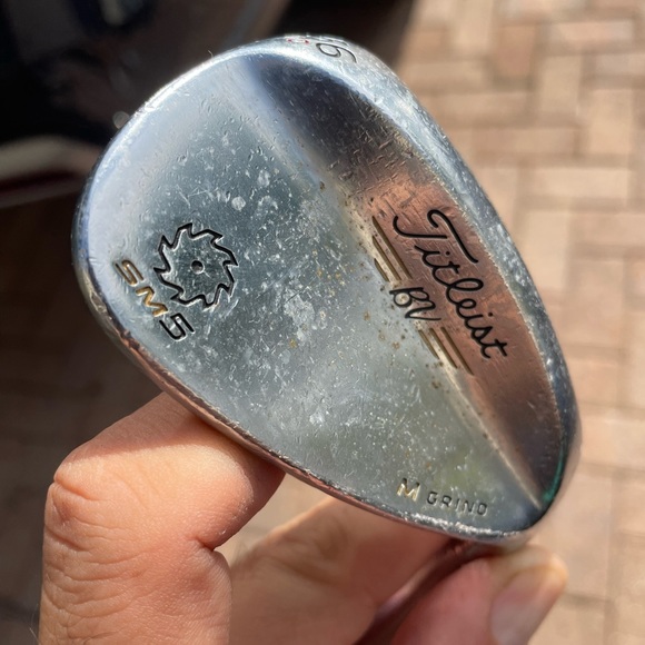 Titleist BV SM5 Spin Milled M Grind SW 56 10 Chrome Steel Sand Wedge - Picture 3 of 9